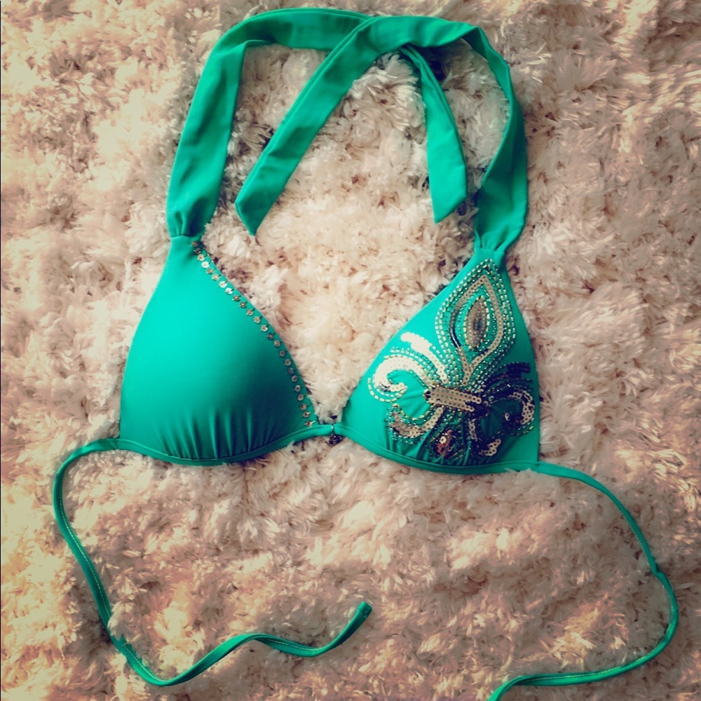 Miss Me bling swim top small